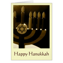 Hanukkah Menorah Card
