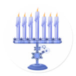 Hanukkah Menorah Sticker