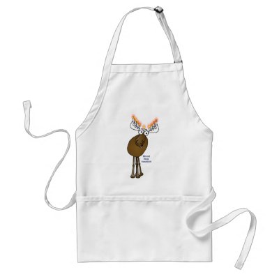 Hanukkah moose! Aprons