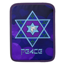 Hanukkah Peace Art iPad Sleeves