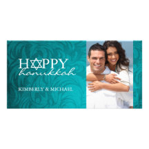 Hanukkah Photo Card Template