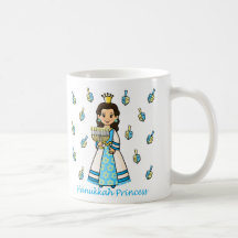 Hanukkah Princess Coffee Mug