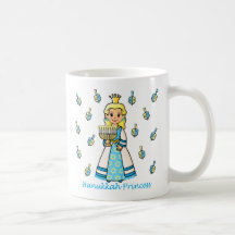 Hanukkah Princess Mugs