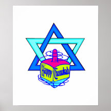 Hanukkah Star of David Posters