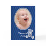 Hanukkah Teddy Bear Photo Card