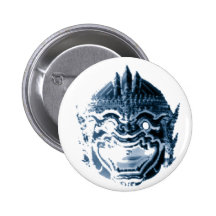 HANUMAN - ANJANEYA - HINDU - BUDDHAISM BUTTON