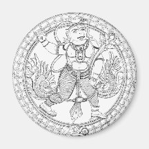 Hanuman Monkey God Magnet