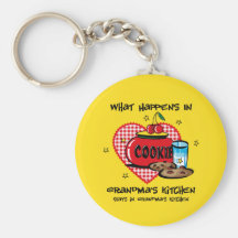 Happens In Grandma's Kitchen Keychain