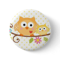 HAPPI TREE OWL BUTTON