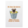 Happier Than a Pug in a Bucket of Custard Stationery Paper