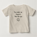 Happier than the Sun t-shirts