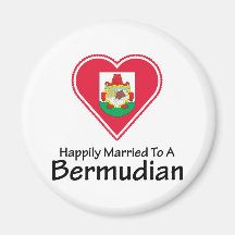 Happily Married Bermudian Magnet