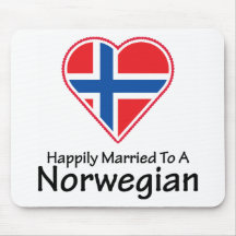 Happily Married Norwegian Mouse Pads