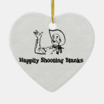 Happily Shooting Blanks Christmas Tree Ornaments