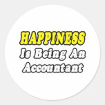 Happiness...Accountant Stickers