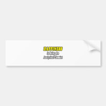 Happiness...Analytical Chemist Bumper Stickers