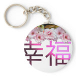 Happiness-Chinese Characters keychains