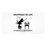 Happiness In Life Is Found In Serendipity (Cat) Photo Greeting Card