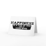 Happiness is a Cup of Tea and a Good Book cards