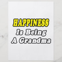 Happiness Is Being a Grandma Personalized Flyer