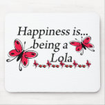 Happiness Is Being A Lola BUTTERFLY mousepads