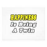 Happiness Is Being a Twin Personalised Announcements