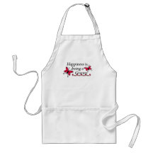 Happiness Is Being An Granny BUTTERFLY Apron