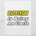 Happiness Is Being an Uncle Flyers