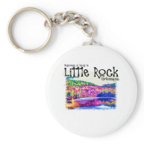 Happiness Is Being in Little Rock Key Chain