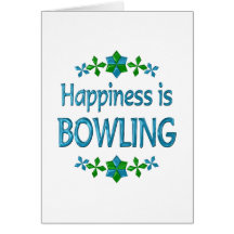 Happiness is Bowling Cards