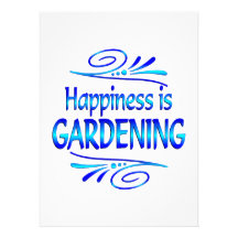 Happiness is GARDENING Invitation