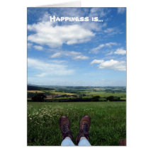 "Happiness is..." Greeting Card