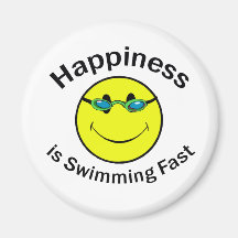 Happiness is Swimming Fast Magnets