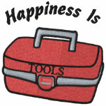 Happiness Is Tools Embroidered Shirt embroidered shirts