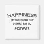 Happiness Is Waking Up Next To a Kiwi Fridge Magnets
