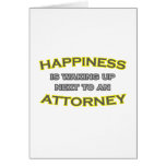 Happiness Is Waking Up Next To an Attorney Cards