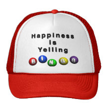Happiness Is Yelling BINGO Trucker Hat