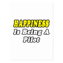 Happiness...Pilot Post Cards