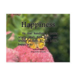 Happiness Proverbs 16-20 postcards