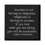 Happiness & Success Quote Magnet