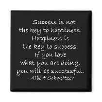 Happiness & Success Quote Magnet