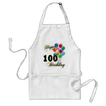 Happy 100th Birthday Gifts and Birthday Apparel Aprons