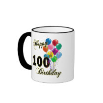 Happy 100th Birthday Gifts and Birthday Apparel Mugs