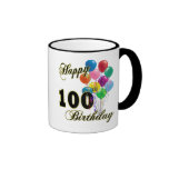 Happy 100th Birthday Gifts and Birthday Apparel Mugs