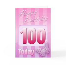 Happy 100th Birthday Grand Mother Great-Aunt Mom Cards