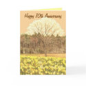 Happy 10th Anniversary Card