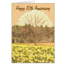 Happy 10th Anniversary Card