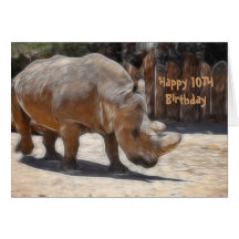 Happy 10TH Birthday Card