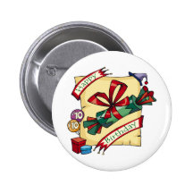 Happy 10th Birthday Gifts Pin