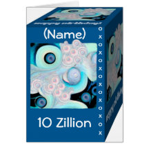 Happy 10th Birthday - Zillions of Hugs & Kisses Card